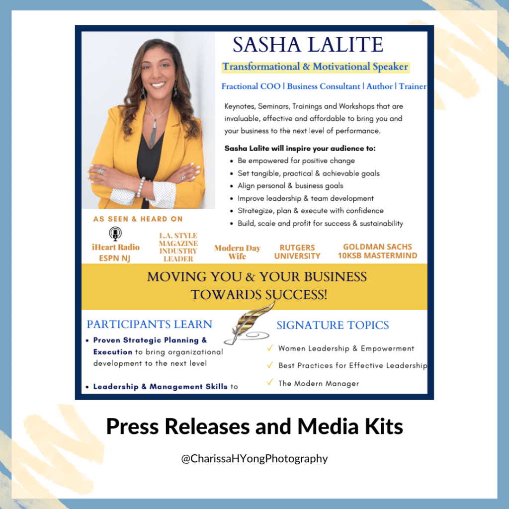 Press Releases and Media Kits